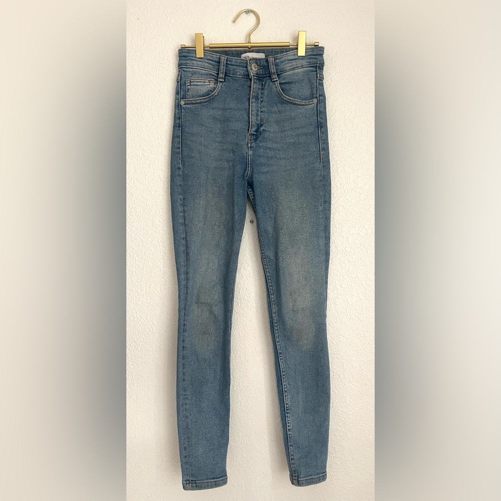 Zara High Waisted Skinny Jeans